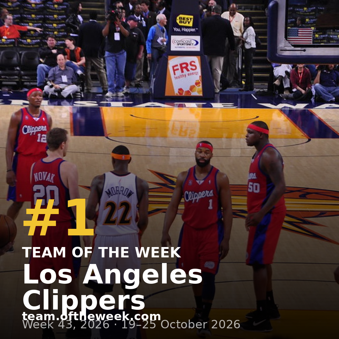 Square post (1080×1080) — Los Angeles Clippers